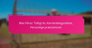 Blas Pérez: Tidligt liv, Karrierebegyndelse, Personlige præstationer