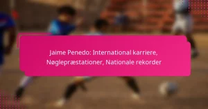 Jaime Penedo: International karriere, Nøglepræstationer, Nationale rekorder